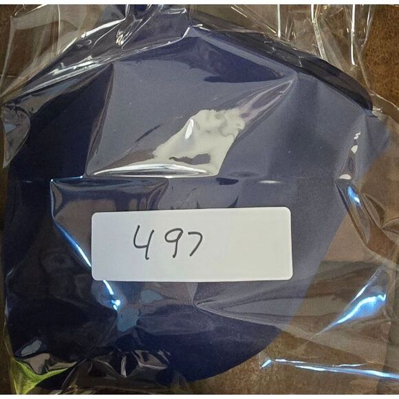 Cacique Womens Navy Blue Plunge Bra With Adjustable Straps Back Closure Sz 40F - Picture 10 of 10